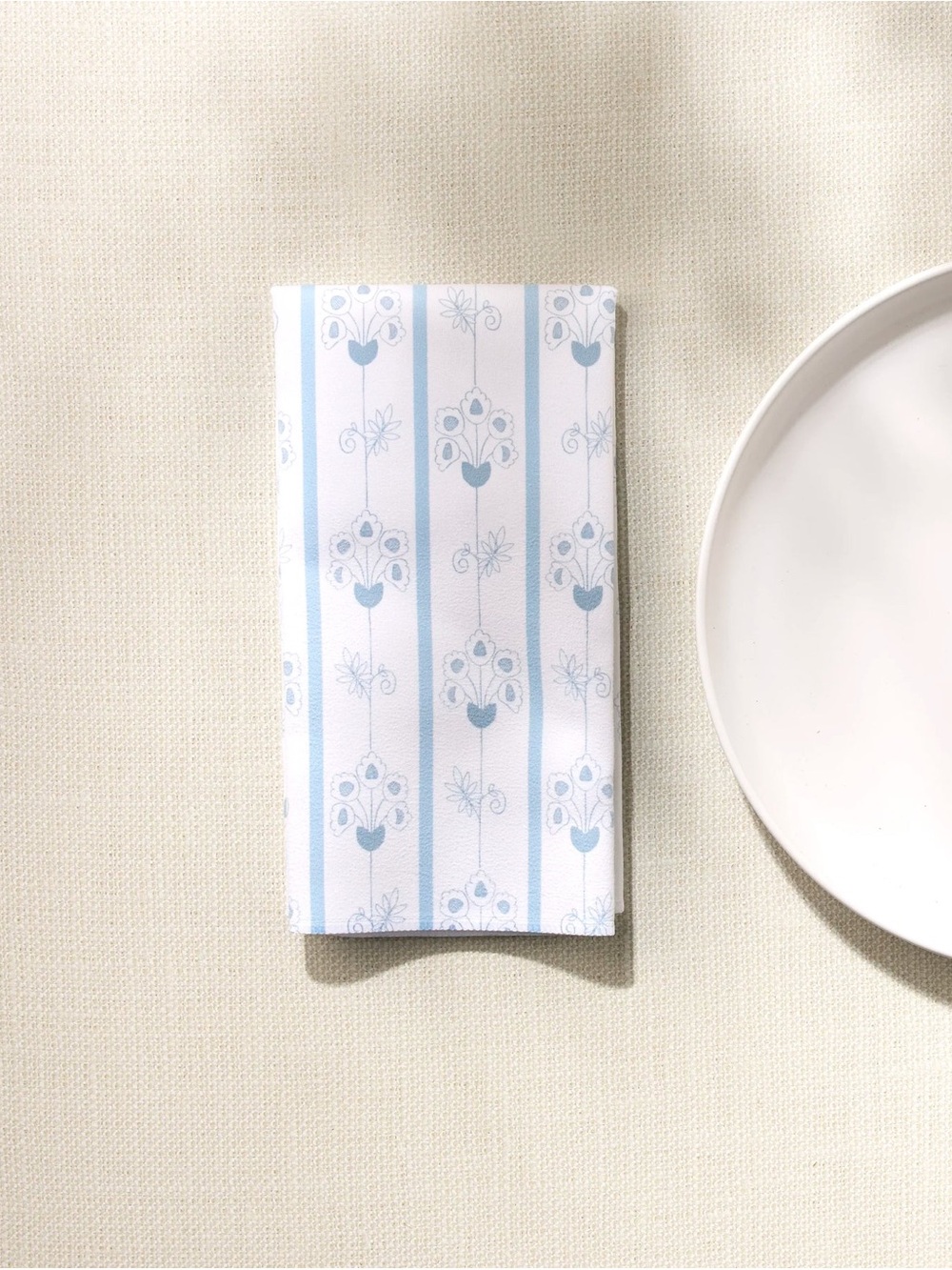 Set of 6 Geometry Edith's English Cottage Dinner Napkins